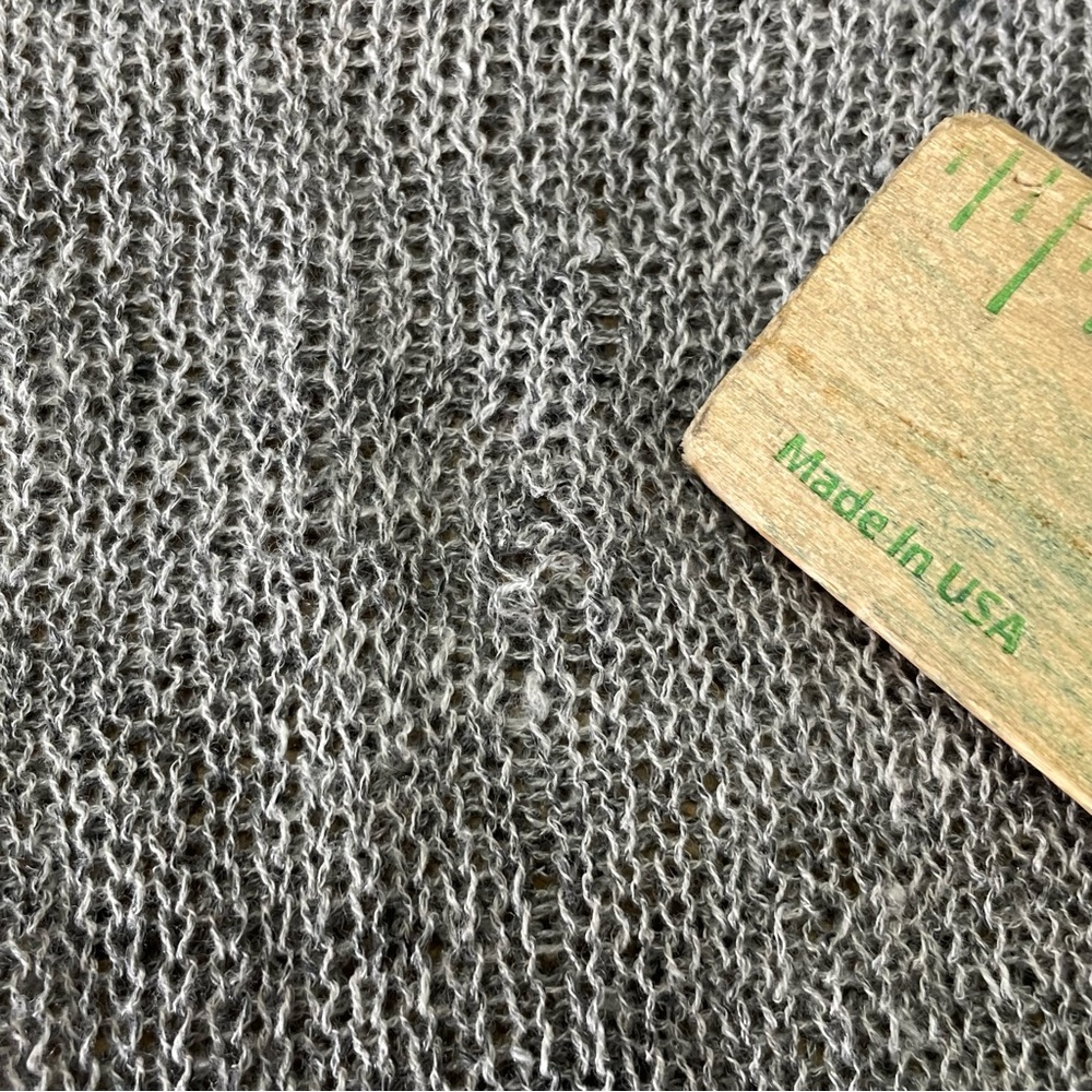 THE Fisher Project Open Knit Linen Tunic Sweater XL FLAW - Picture 5 of 8